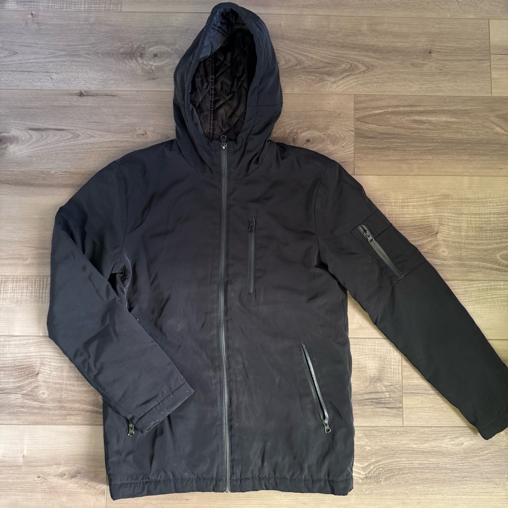 Forever 21 Men's Black Puffer Jacket